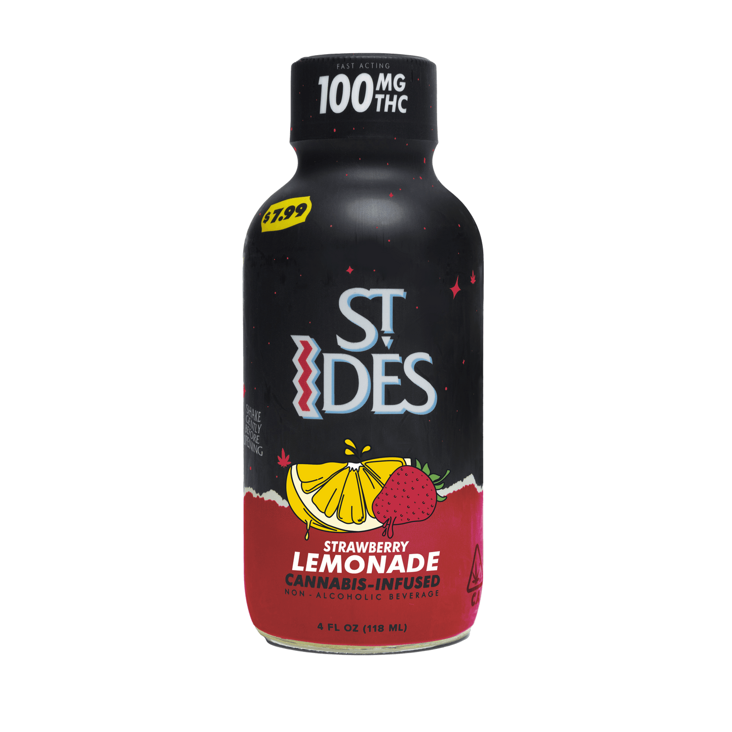 ST IDES / 4OZ POWER SHOT / 100MG